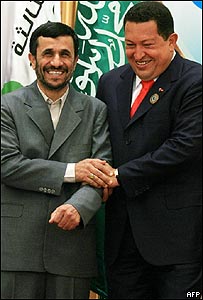 Chávez e Ahmadinejad