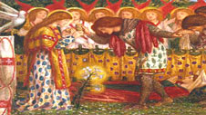 Llun gan Rossetti o Camelot Llun gan Rossetti o Camelot