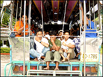 Trabalhadores em Burma