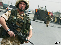 سرباز بریتانیا در افغانستان