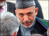 حامد کرزی، رييس جمهور افغانستان