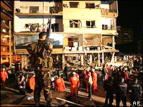 Patlamanın meydana geldiği bölge