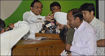 चिदंबरम और जरनैल सिंह