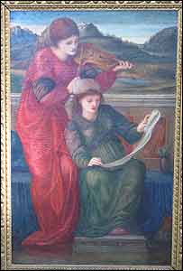 伯恩·琼斯的名画《音乐》