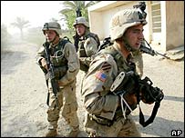 Soldados americanos no Iraque