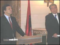 Barroso ve Sali Berişa