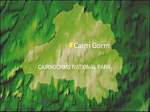 Cairngorms map