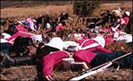 Reconstruction of the aftermath of the battle of Isandlwana 