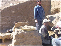 محل کشف آثار باستانی