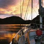 Image of ocean from a ship