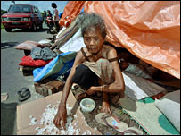 Endonezyalı depremzede