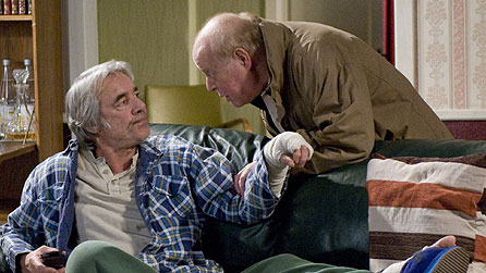 Roger Lloyd Pack and Clive Swift in The Old Guys