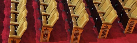 Seats at the Theatre Royal in London