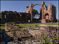 Abandoned monastery on Lindisfarne