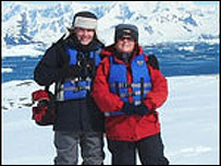 Stephen Dean and Louise Baker.