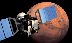 Mars Express in orbit around Mars, ESA