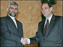 خاویر سولانا  و سعید جلیلی