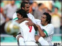 شادی بازيکنان تيم ملی - عکس از آيسنا