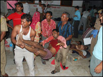 İzdiham sonucu yaralananlar