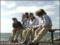 Susie El Madawi and her friends at Casa by the Sea