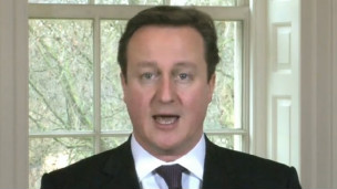 英国首相卡梅伦祝贺中国蛇年新年