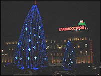 Ялина при мерії Москви