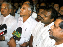 येदुरप्पा और एचडी कुमारस्वामी