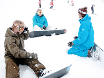 Jack and Lewis Clinton with Ed Clarke 