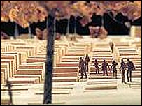 Maquete do memorial judeu