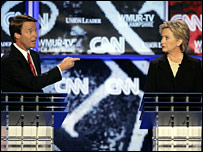 ہیلری کلنٹن  اور جان ایڈورڈز