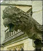 Gargoyle at Woodchester Mansion 