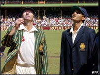 स्टीव वॉ और सौरभ गाँगुली