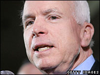 Thượng nghị sỹ McCain là người ủng hộ mạnh mẽ cho việc "tăng quân".