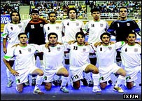 تيم فوتسال ايران به عنوان بهترين تيم فوتسال آسيا برگزيده شد