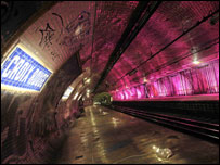 Estação de metrô Croix Rouge, Paris. Crédito: RATP, Gilles Aligon