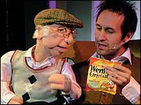 Ventriloquist Steve Hewlett: link.