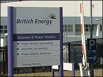 Sizewell B entrance