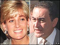 Prenses Diana ve Dodi El Fayed