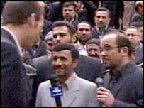 Ahmadinejad se reuniu com os marinheiros britânicos