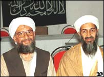 Ayman Al-Zawahiri e Osama Bin Laden
