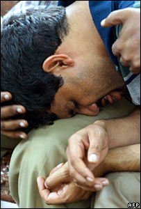 Familiares das vítimas dos ataques