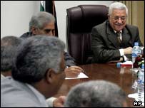 عباس در ملاقات با رهبران جناح های فلسطینی