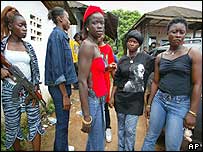 Mulheres combatentes da Libéria