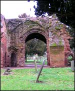 Abbey Fields ruin 