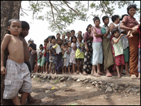 बर्मा में मची तबाही