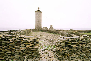 On the most northerly of the Orkney Islands the locals are hoping to restore the Dennis Head Old Beacon.