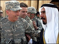 عبدالستار ابو ریشه و ژنرال پتریوس