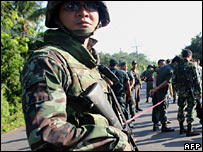 نيروی نظامی در جنوب تايلند