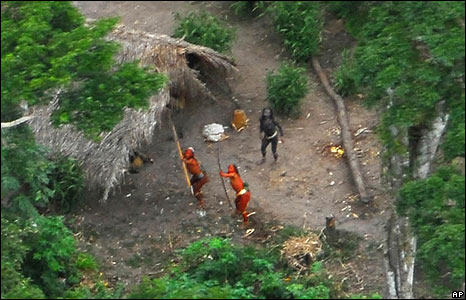 Brezilya'da izole yaşayan yerli grup