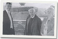 Ieuan Wyn Jones , Dr WRP George a'r Maer Mrs Mary Lloyd Hughes